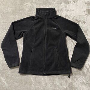 Columbia Benton Springs Full Zip Black Fleece Jacket Women's Size M